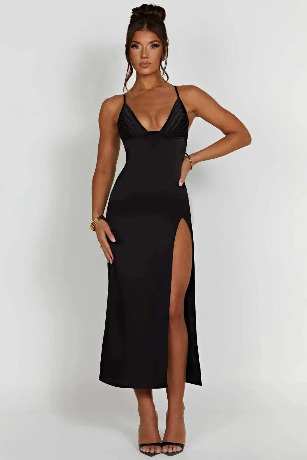 Strap Midi Dress