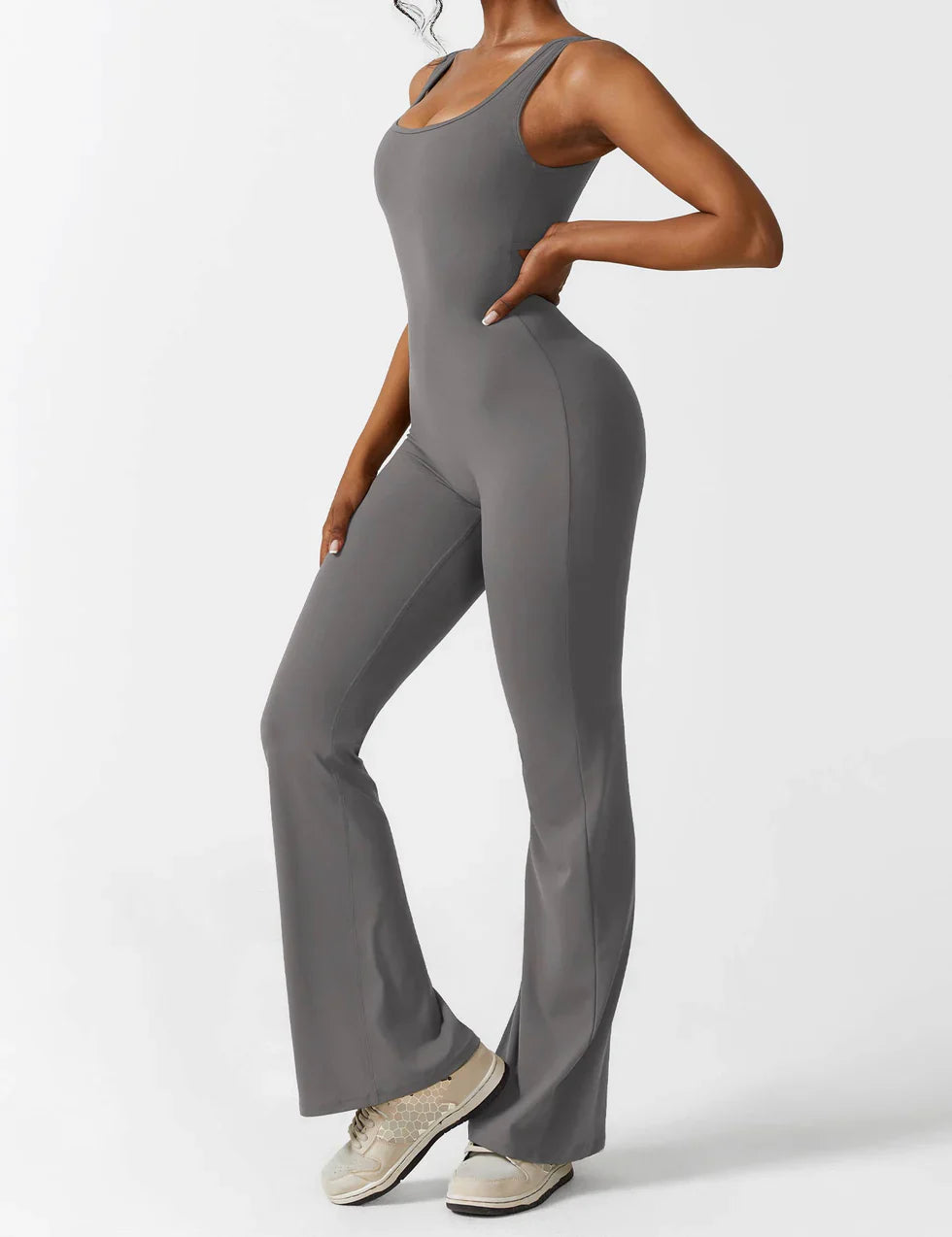 V-Back Jumpsuit